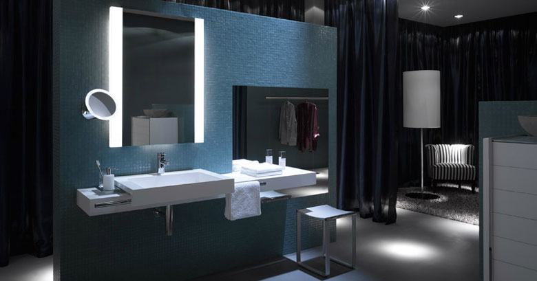 Projet de salle de bain adapté aux personnes à mobilité réduite PMR réalisée par un architecte d'intérieur handicap et PMR à Bruxelles