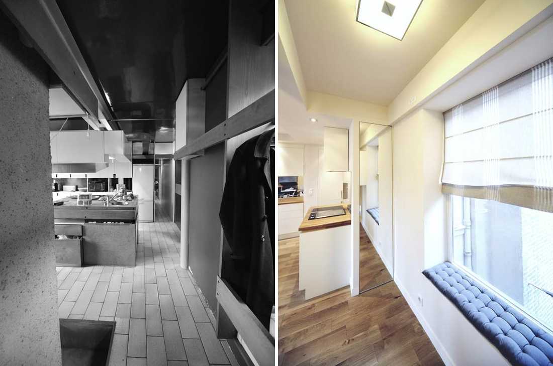 Aménagement d'un appartement atypique par un architecte d'intérieur à Bruxelles