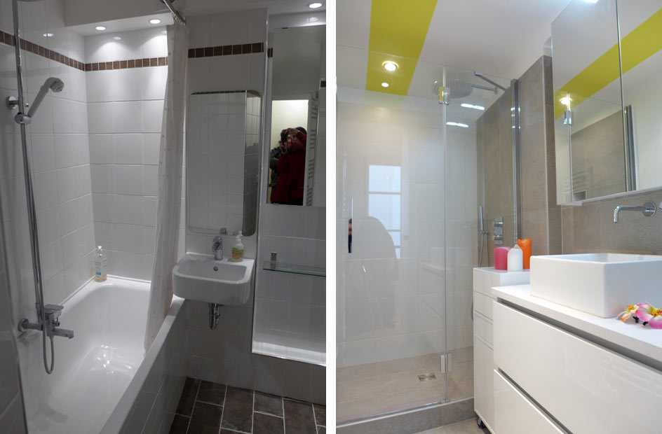 Rénovation d’une salle de bain par un architecte d’intérieur à Bruxelles
