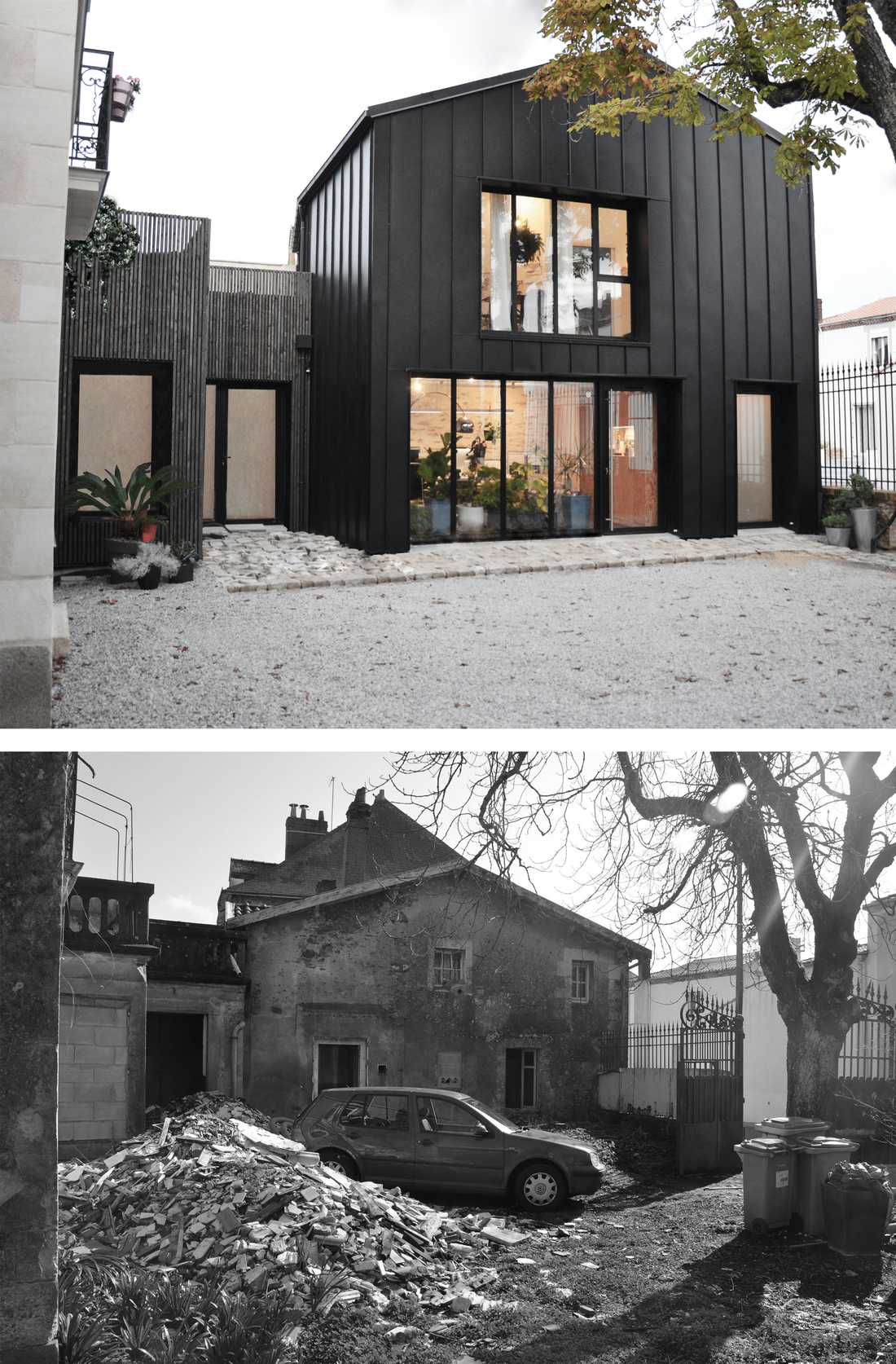 Energy renovation as part of the complete renovation of a house by an architect near Brussels