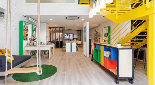 Aménagement intérieur des locaux d'une start-up par un architecte à Bruxelles