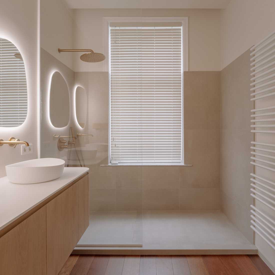 Salle de bain après les travaux de rénovation