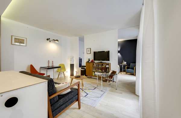 Rénovation complète d'un appartement 2 pièces par un architecte d'intérieur à Bruxelles
