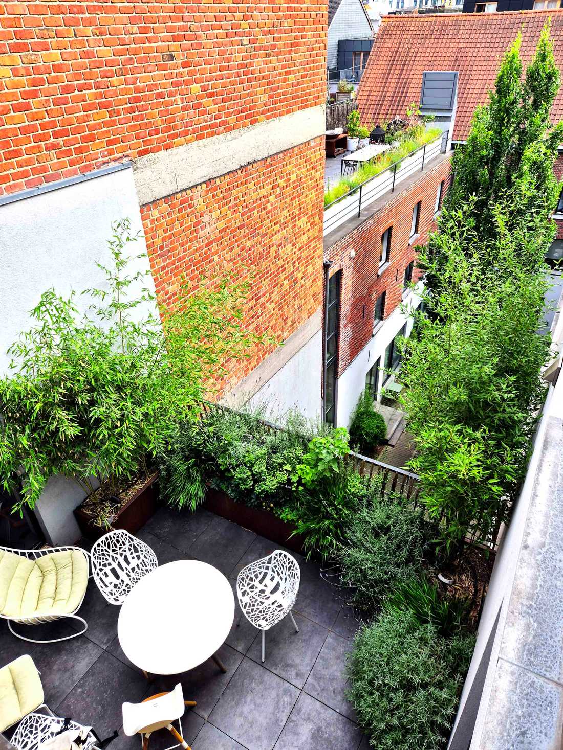 Seconde terrasse du rooftop