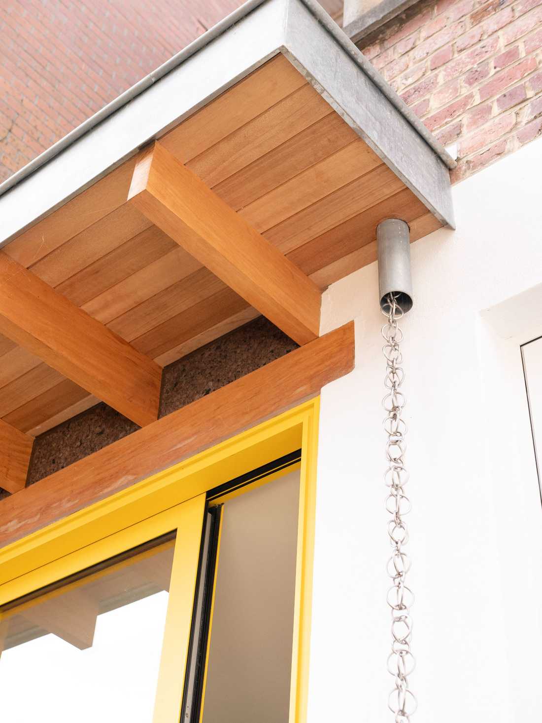 Extension en ossature bois pour une maison à Bruxelles