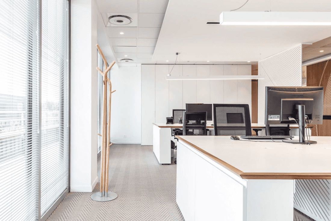 Corporate office space interior design in Brussels