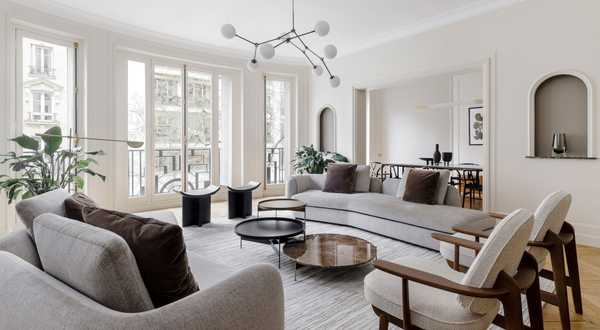 Avant - aprés Rénovation d'un appartement Art Déco 275m2 par un architecte d'intérieur