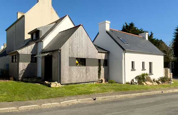 Creation of a house in old stone buildings