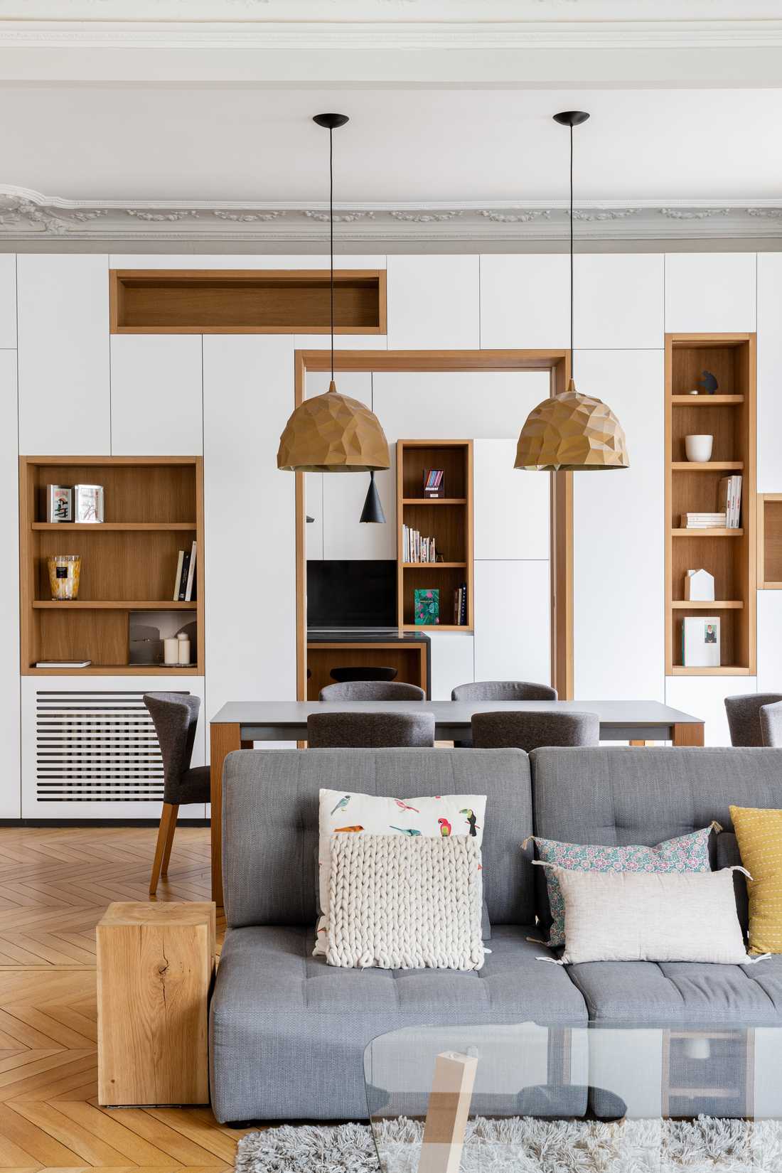 Modernisation d'un appartement haussmannien par un architecte d'intérieur à Bruxelles