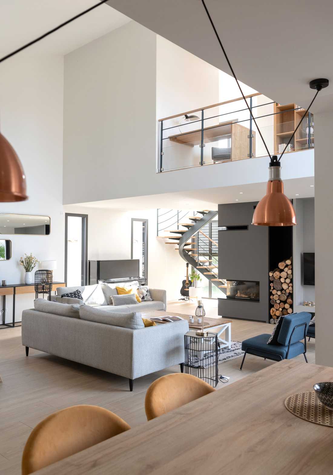 Aménagement d'un appartement duplex neuf acheté en Loi Breyne par un architecte d'intérieur
