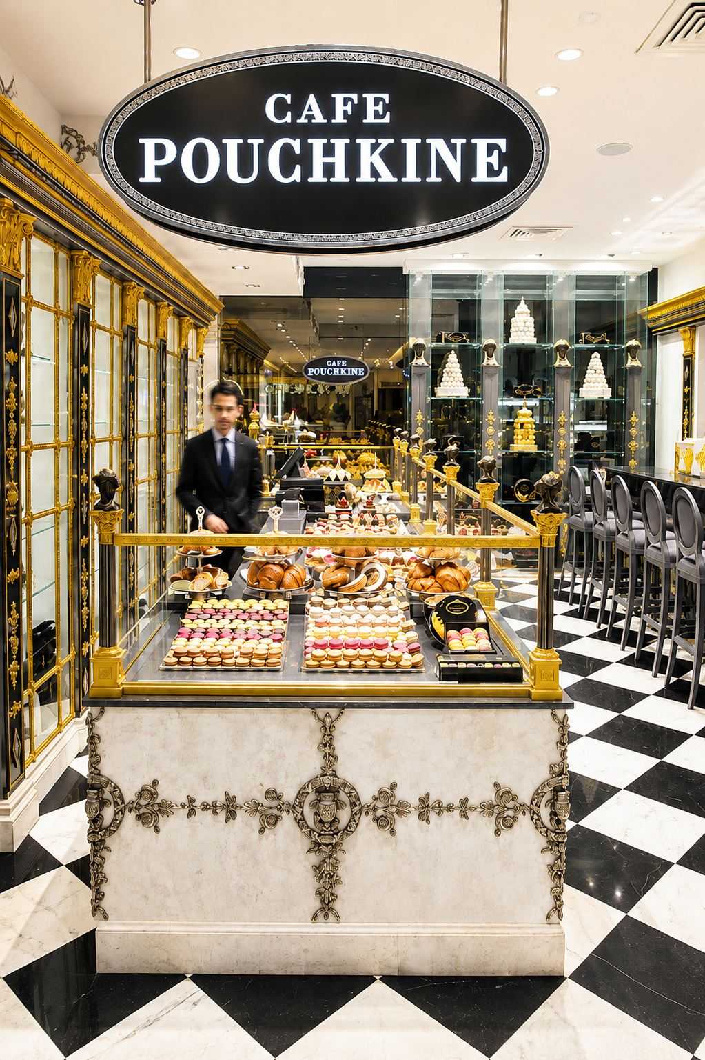 Aménagement d'un café par un architecte spécialiste de l'architecture commerciale à Bruxelles