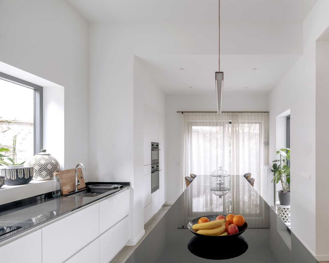Cuisine rénovée par un architecte d'interieur à Etterbeek, Bruxelles-Capital