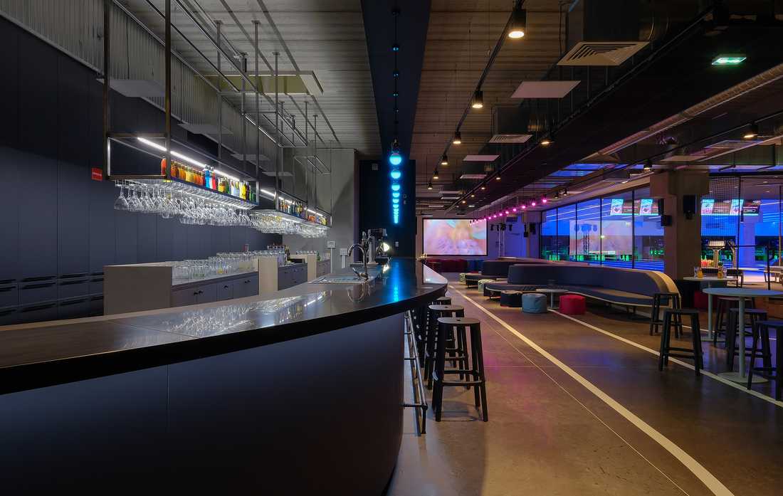 Aménagement d'un bar - restaurant par un architecte à Bruxelles