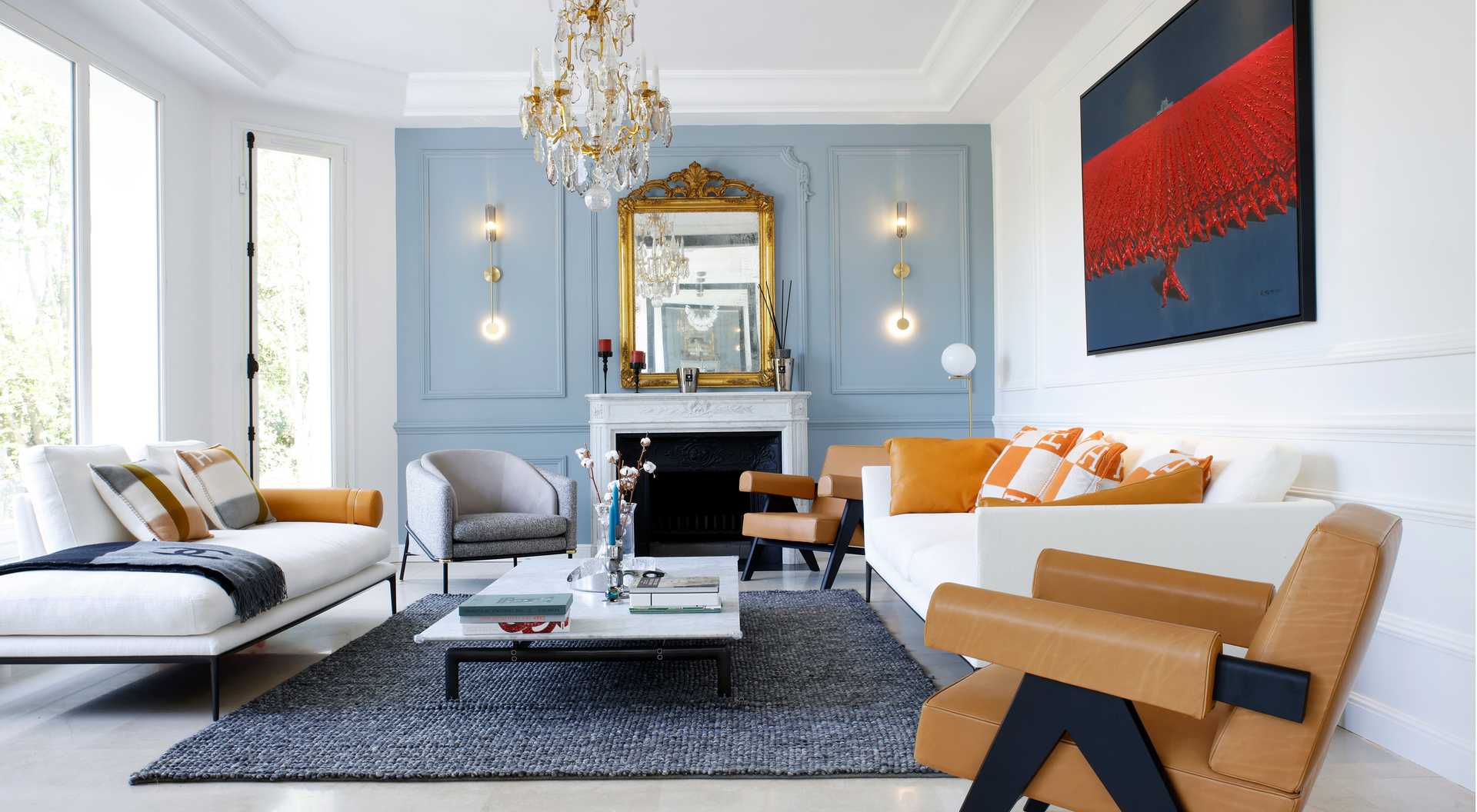 Interior makeover of an apartment by an interior designer in Brussels