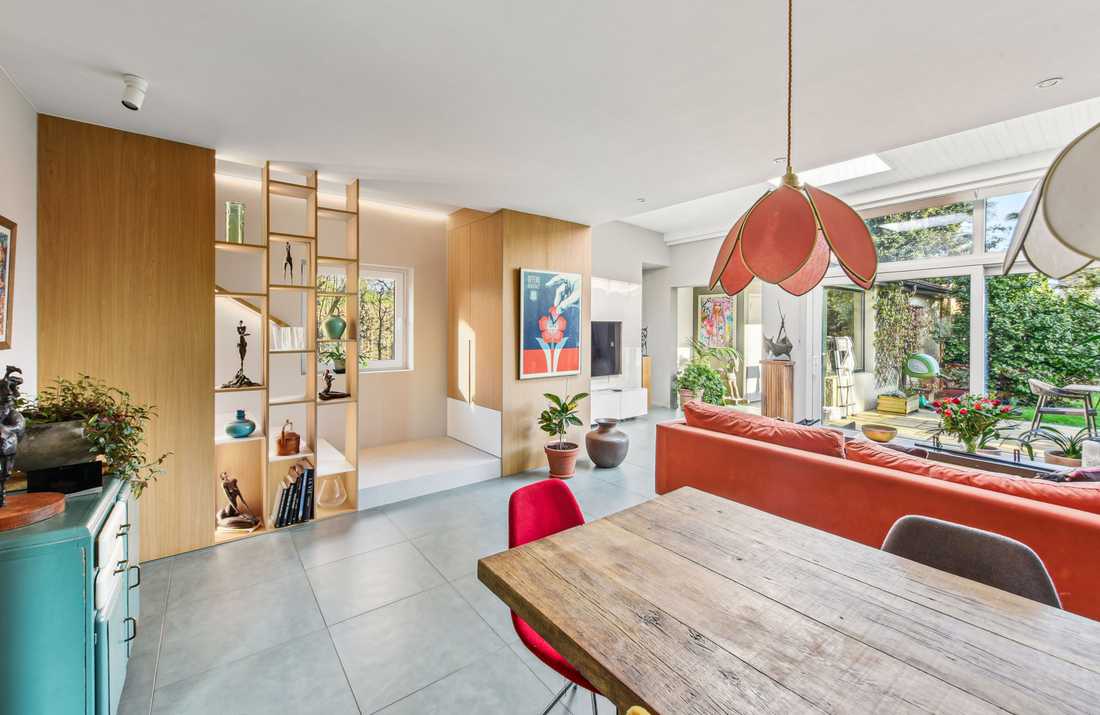 Création d'un escalier sur mesure par un architecte d'intérieur à Linkebeek