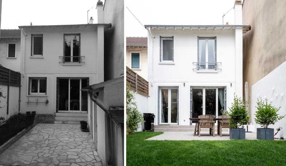 Rénovation de la facade d'une maison de ville à Bruxelles