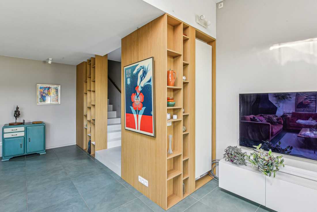 Conception d'un escalier sur mesure par un architecte d'intérieur