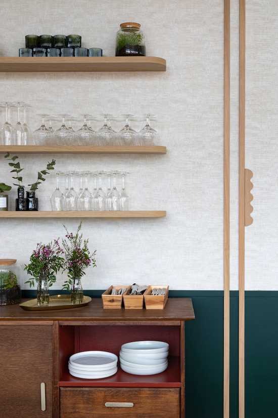 Interior design of an eco-friendly & inclusive restaurant