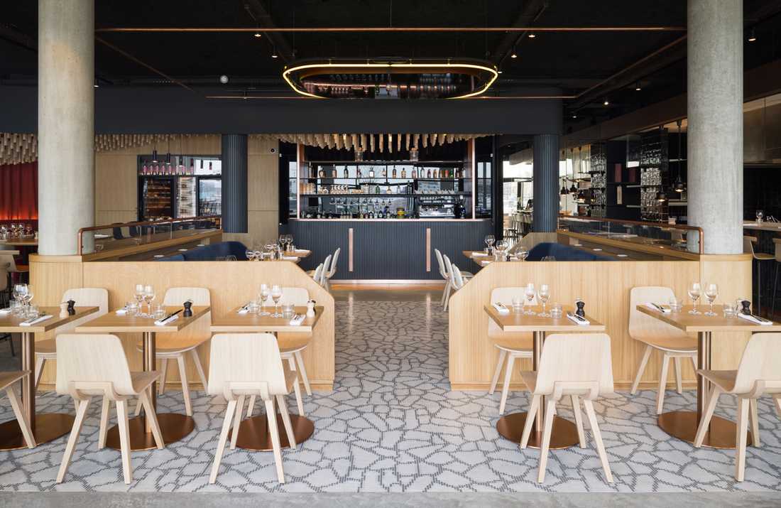 Aménagement d'un restaurant bistronomique à Bruxelles par un architecte