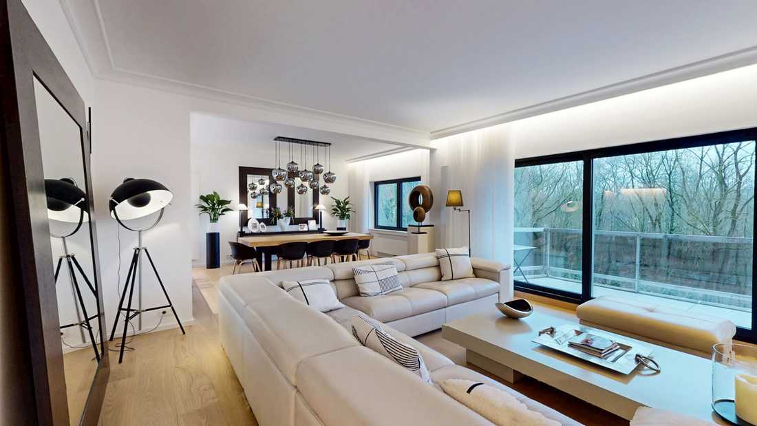 Rénovation d'un appartement des annees 70 à Uccle