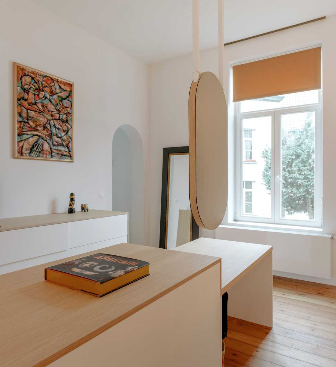 Dressing sur mesure conçu par un architecte d'intérieur à Bruxelles