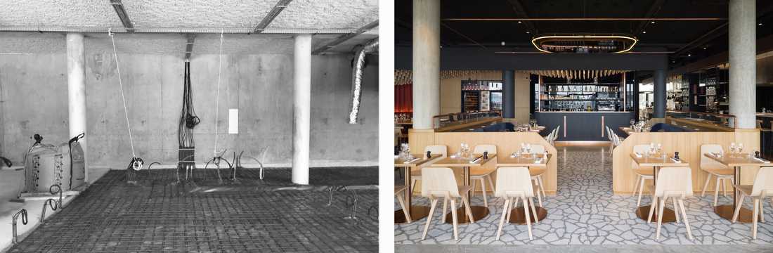 Avant-après : Aménagement d'un restaurant par un architecte intérieur à Bruxelles