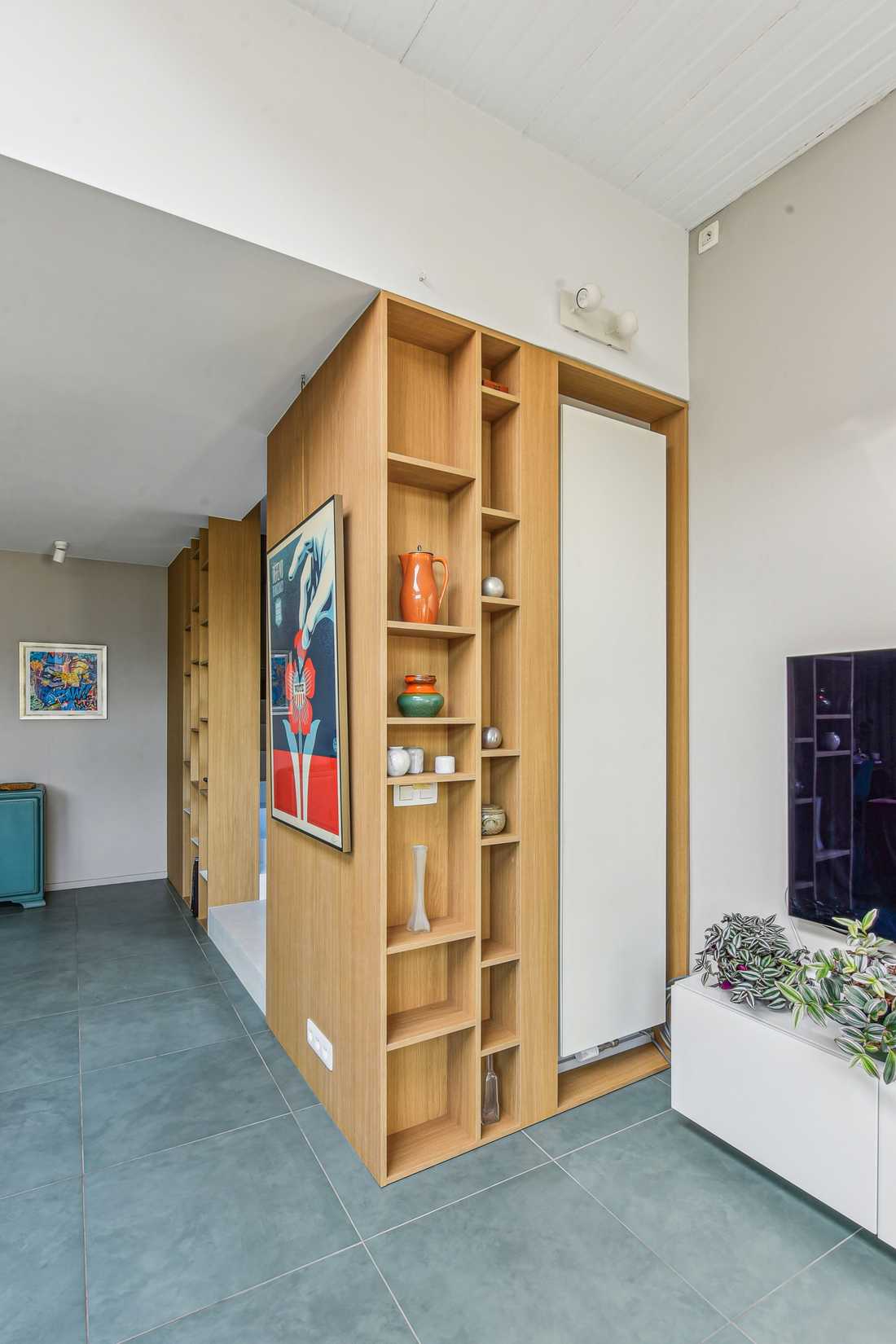 Escalier contemporaine créé par un architecte d'intérieur basé à Bruxelles