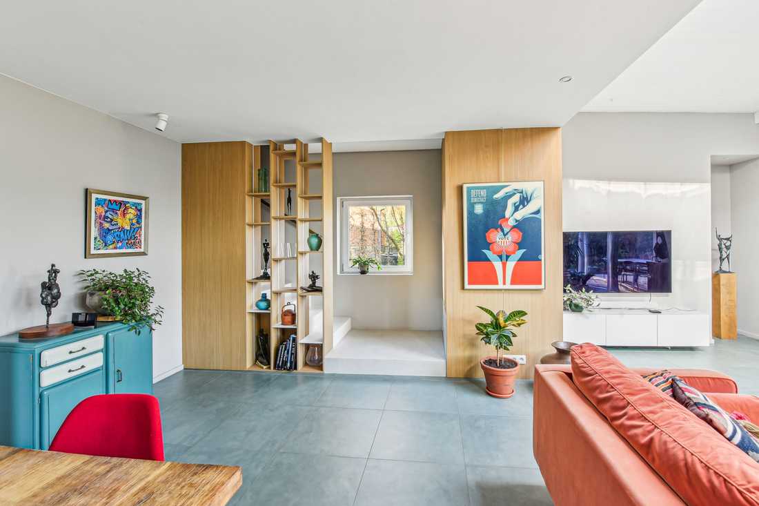 Escalier sur mesure pour une maison dans la périphérie de Bruxelles