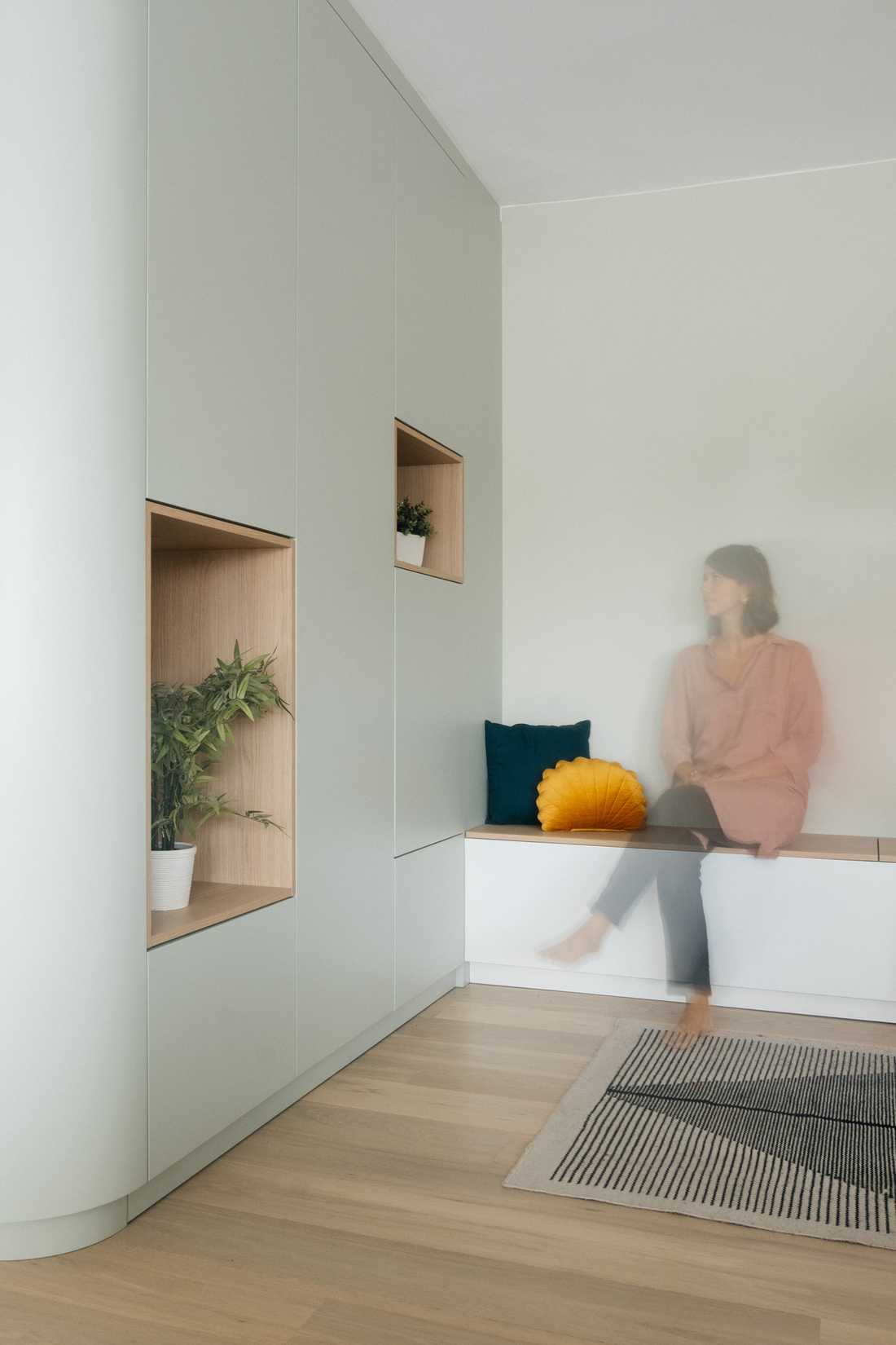 Rangement sur mesure conçu par un architecte d'intérieur