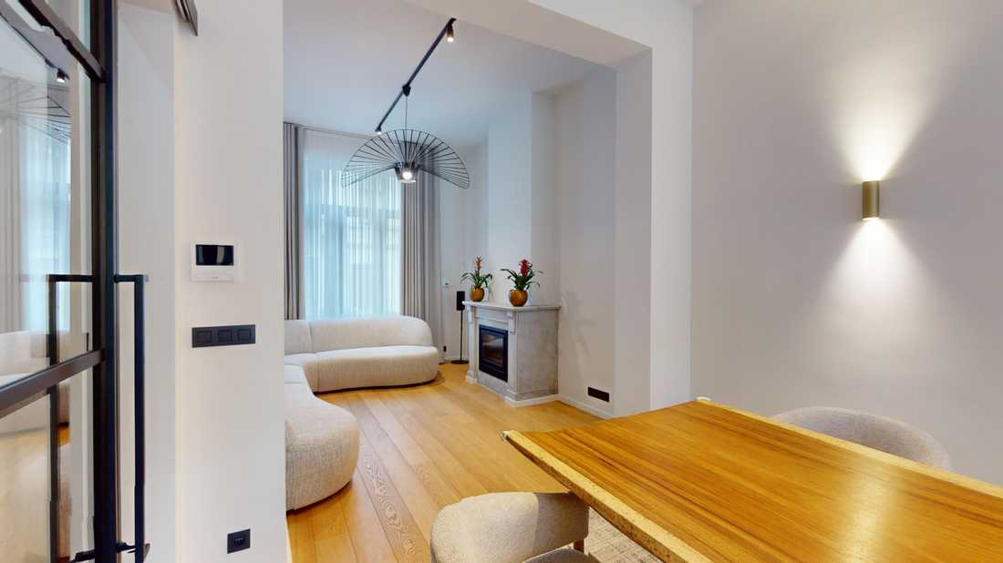Transformation d'une maison bruxelloise typique par un architecte d'intérieur