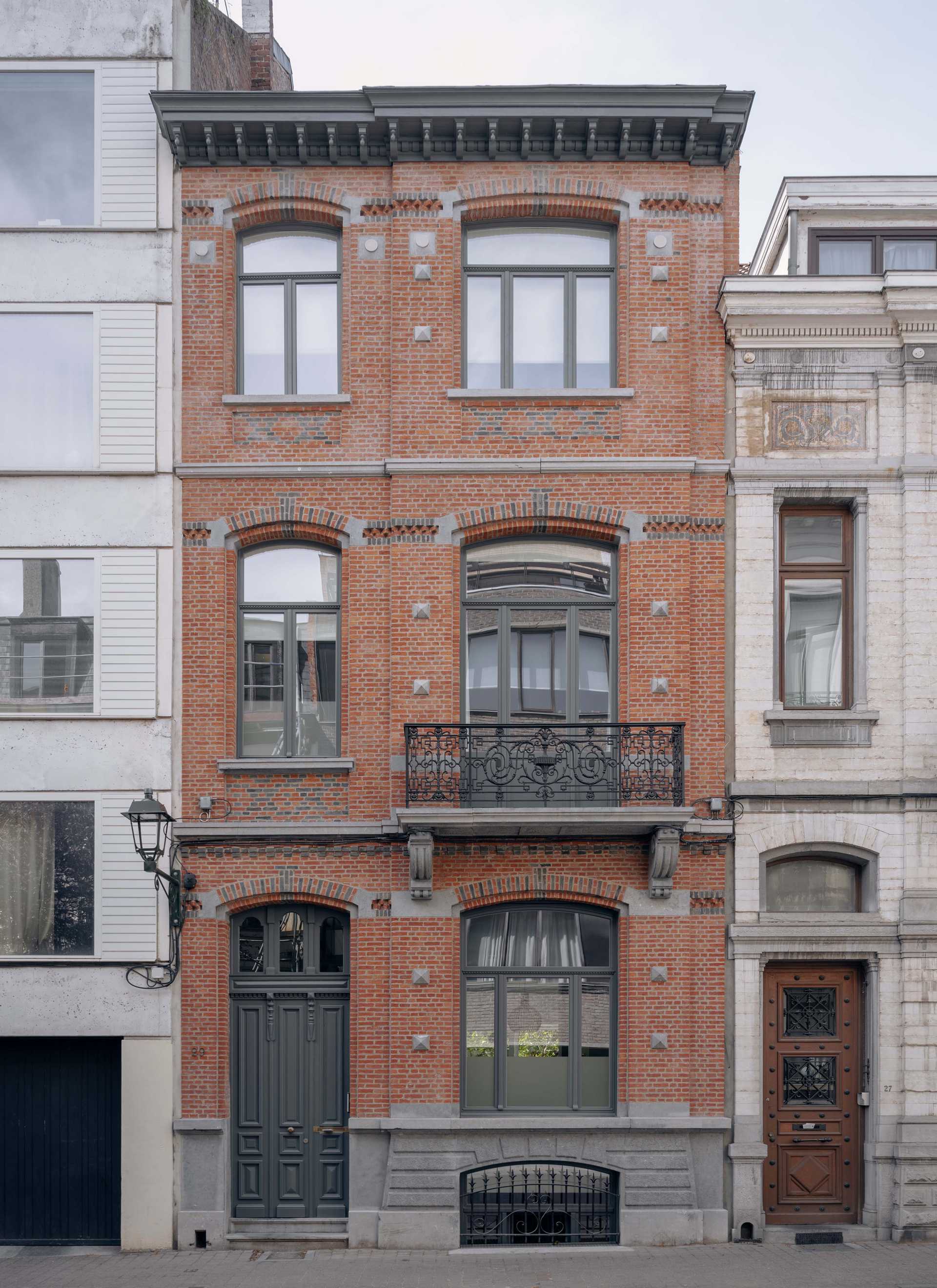 Rénovation d'une maison bruxelloise par un archicte