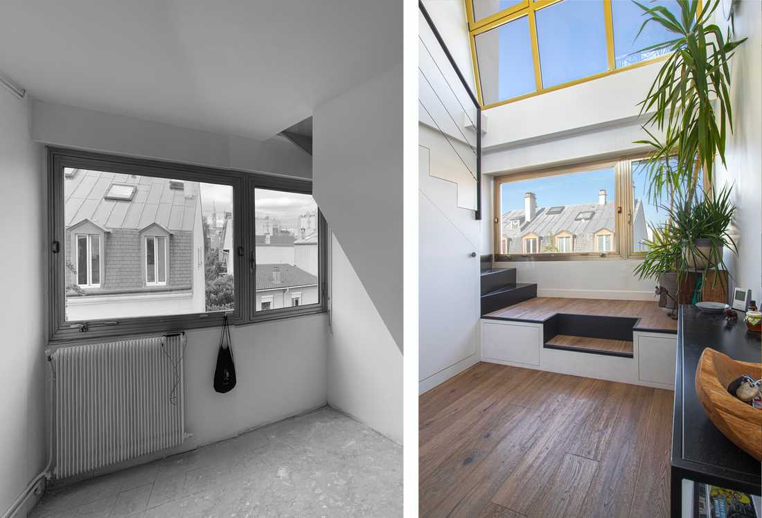 Avant-Après : Rénovation d'un duplex par un architecte d'intérieur à Bruxelles