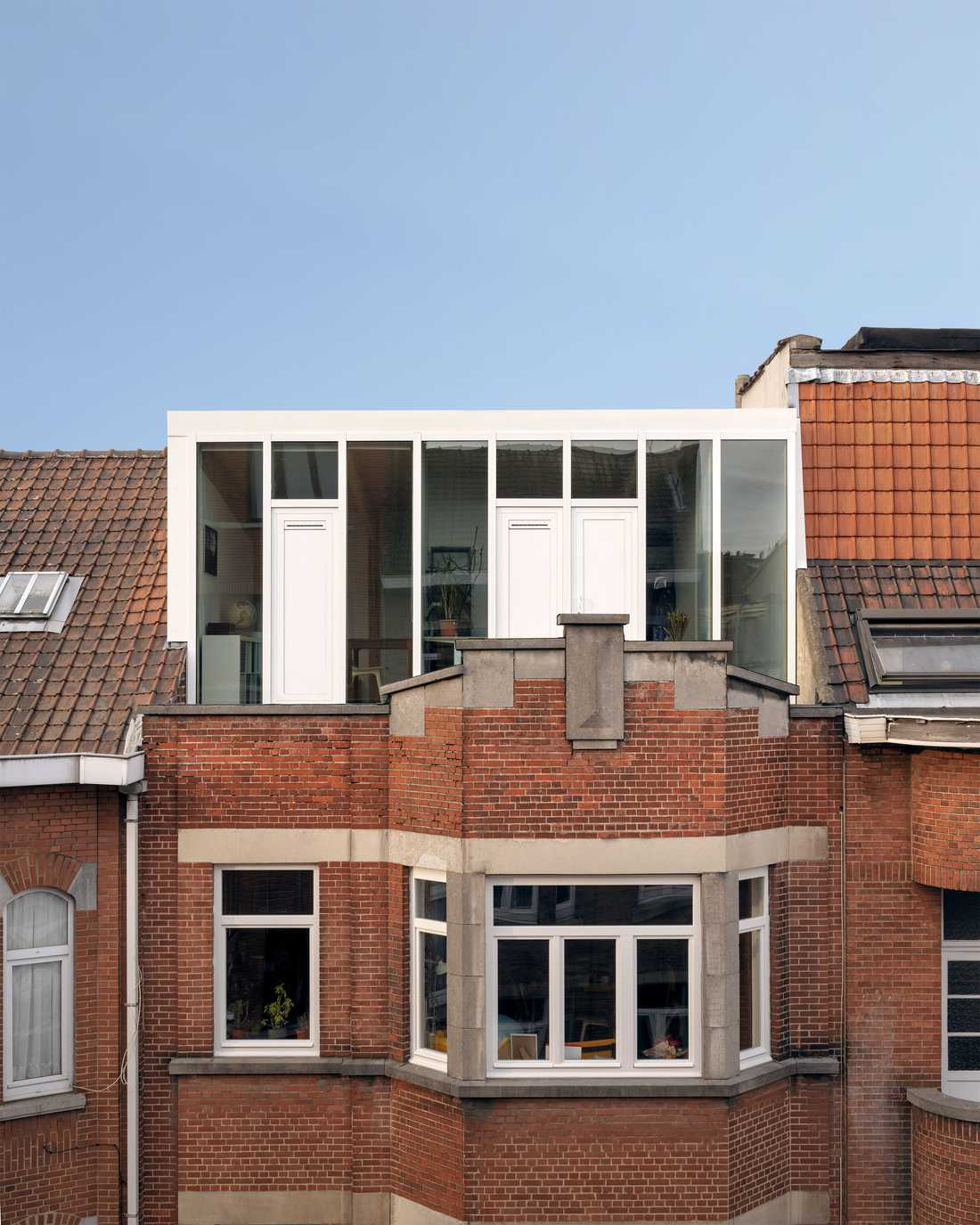 Surélévation d'une maison ancienne ar un architecte en région bruxelloise