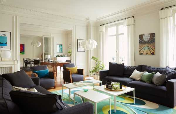 Réorganisation d’un appartement familial de 220m² par un architecte d'intérieur à Bruxelles