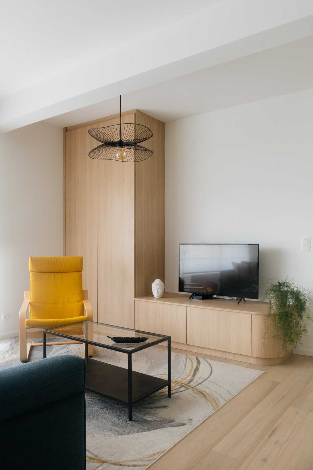 Rénovation du salon d'un appartement à Etterbeek