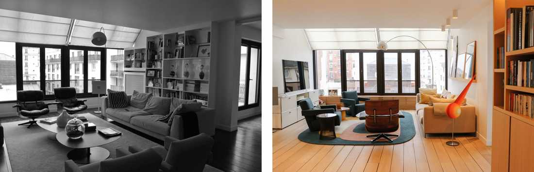 Avant - Après : rénovation d'un appartement de 210m2 par un architecte d'intérieur à Bruxelles