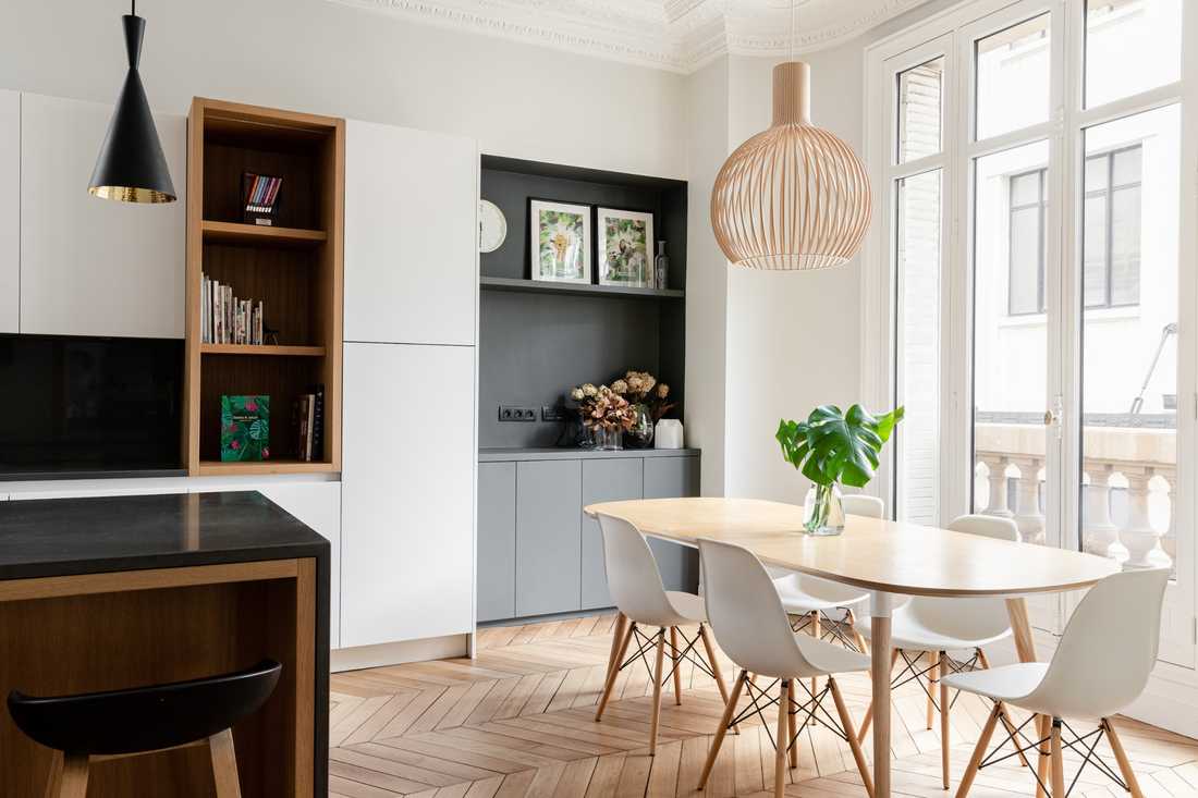 Furnishing of an apartment purchased off-plan by an interior designer in Brussels