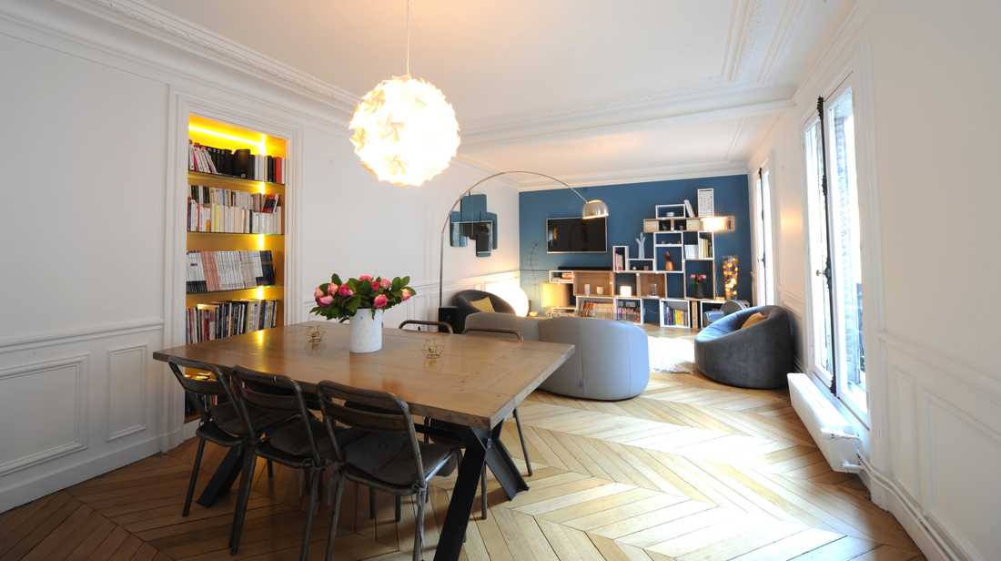 Renovation d'un appartement 4 pièces de 78m2 par un architecte d'intérieur à Bruxelles