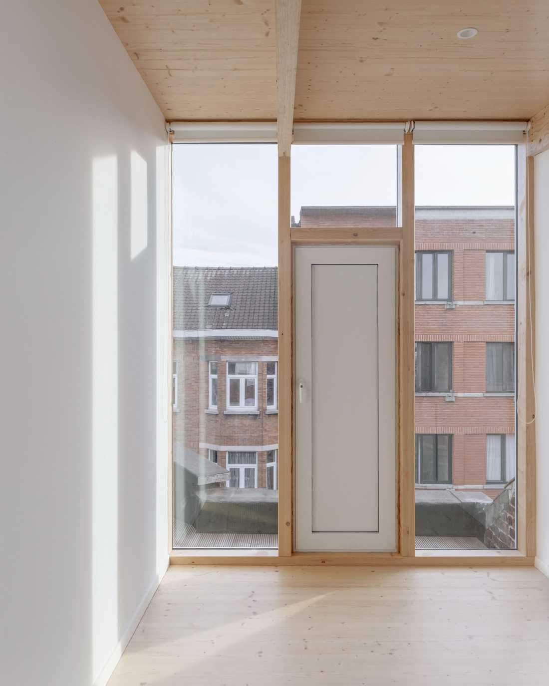 Surélevation d'une maison à Bruxelles